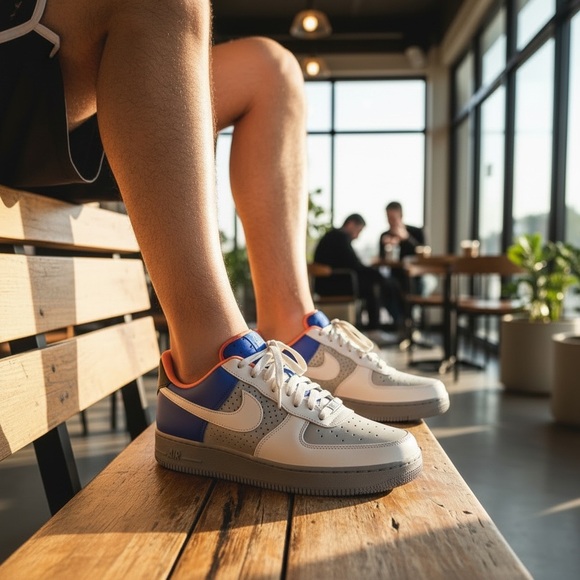 Nike Air Force 1 Low ACG Air Mowabb Sz 11 DS Orange Blue 318776-221 - Picture 2 of 9